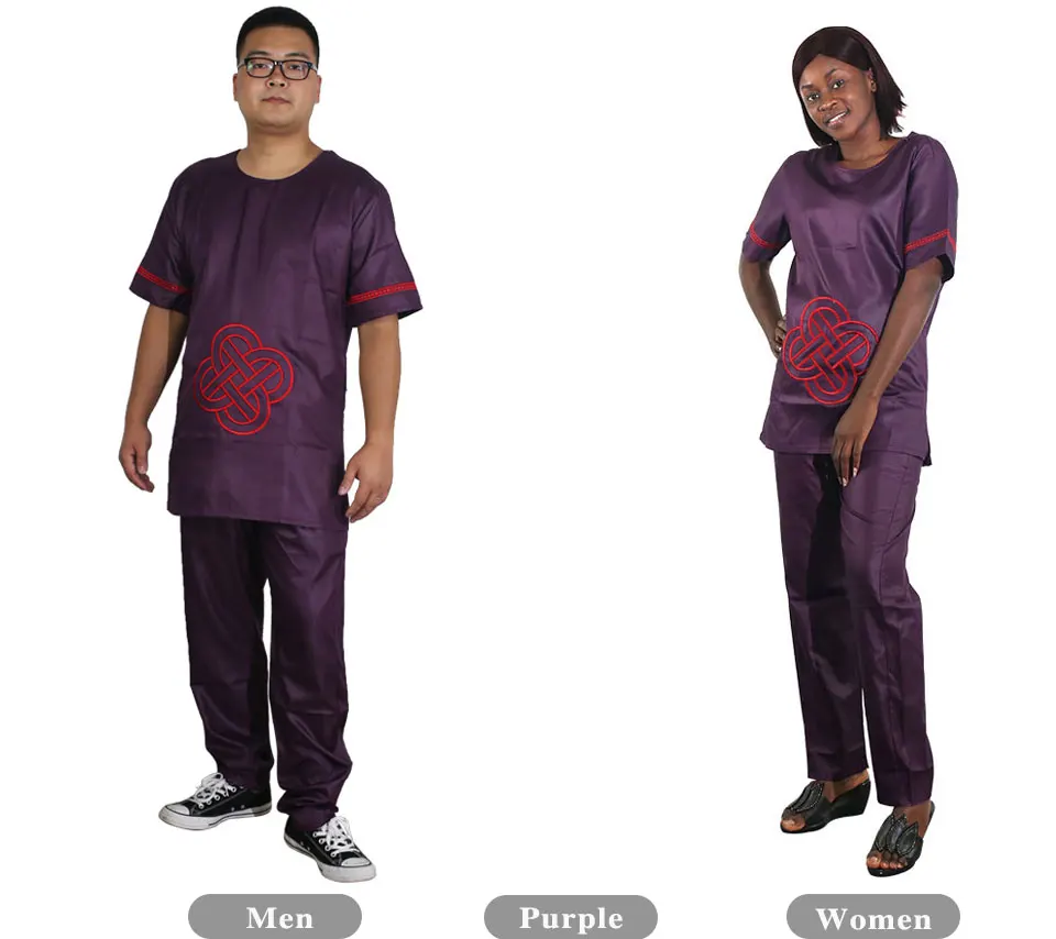 African Couples Clothing Set