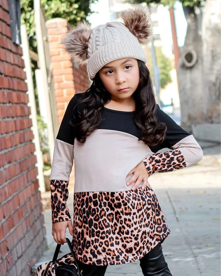 Matching Leopard Print Mommy and Daughter Set