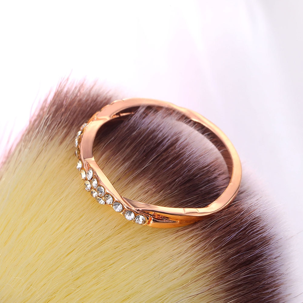 Women's Crystal Braid Ring