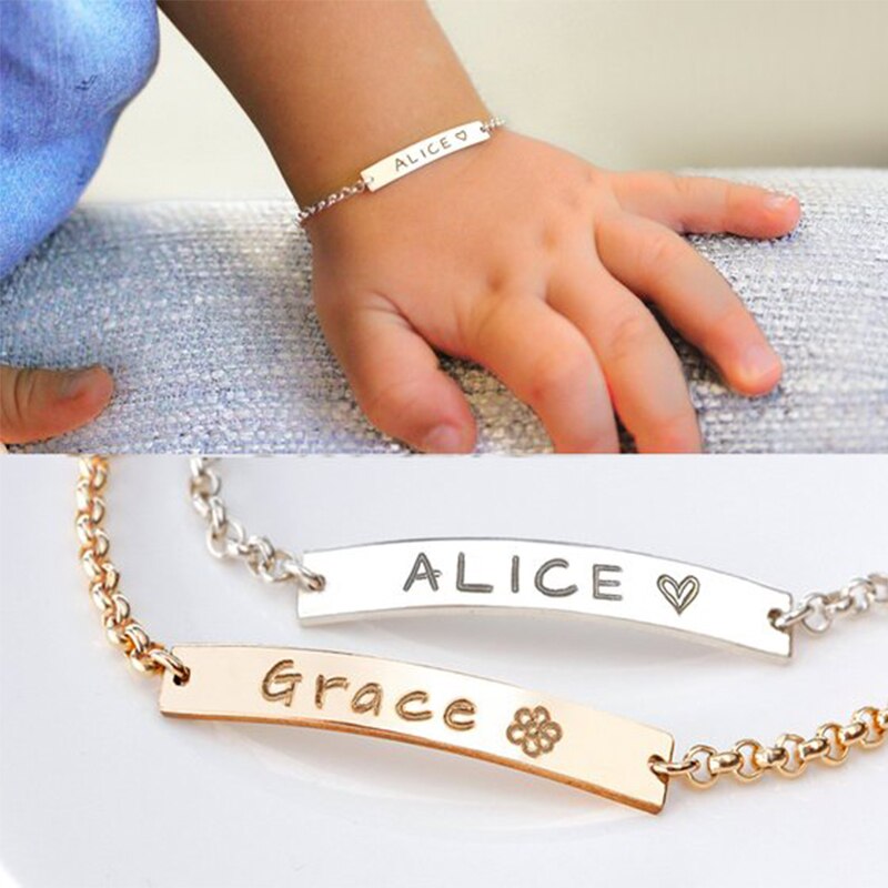 Baby's Stainless Steel Customized Bracelet