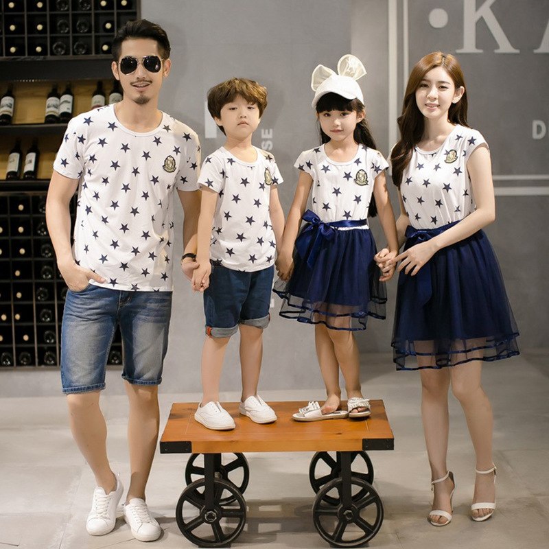Starry Family Look Dress and Top Set - Image 5