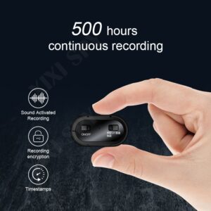 Mini Design 500 Hours Voice Recorder