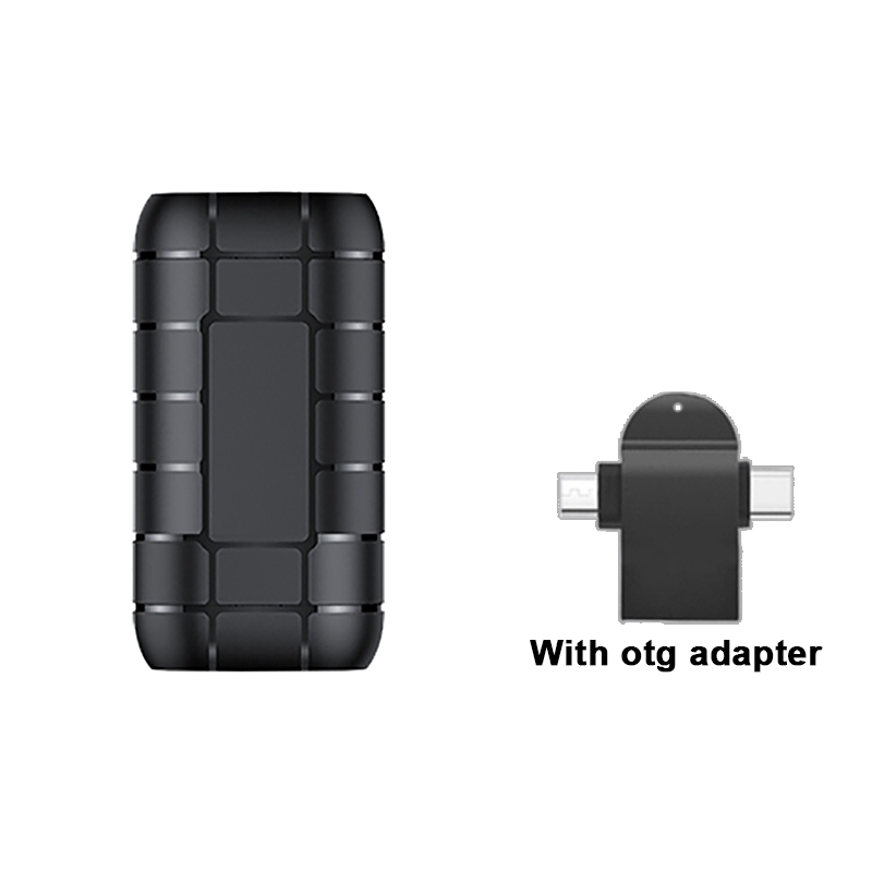 With OTG adapter