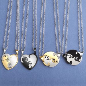 Couple Cat Designed Necklace